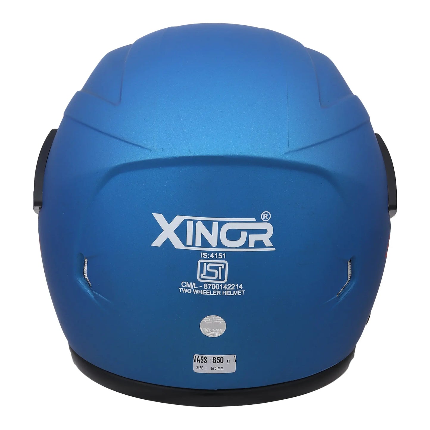 Xinor Full Face Helmet Motorcycle Riding ISI Certified - Medium (MT Blue) Xinor HelmetXinor Helmet ISI Certified By Xinor