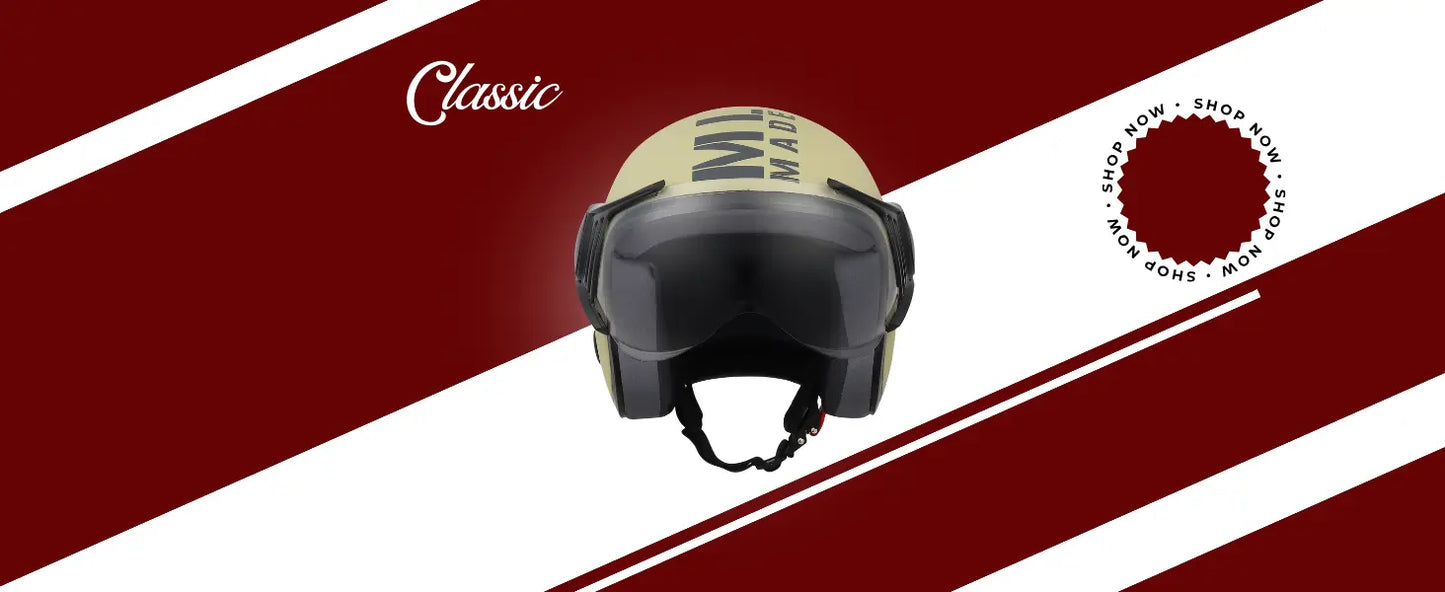 Zitro Open Face Helmet for Motorcycle & Bike ISI Certified - Medium (MT Strom) Xinor HelmetXinor Helmet ISI Certified By Xinor