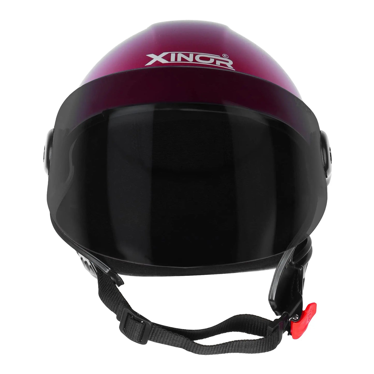 Xinor Nexo Half Helmet for Men and Women -Medium (Pink, Black Visor) XinorXinor Helmet ISI Certified By Xinor