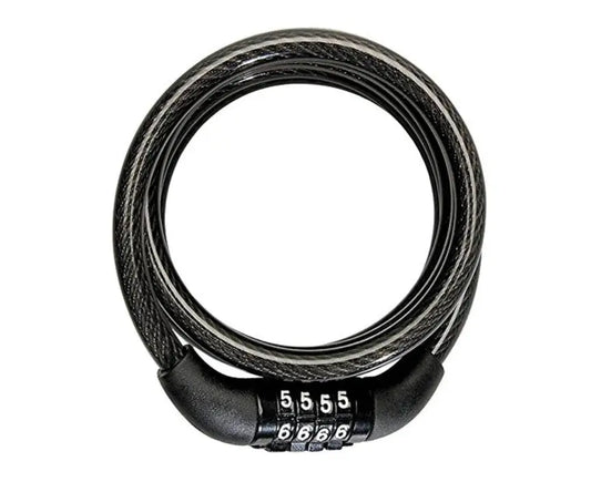 Durable Cable Lock for Versatile Security – Ideal for Helmets, Luggage, Cylinders & More (Black) - Xinor Helmet