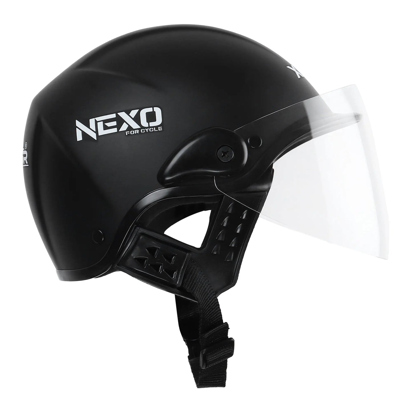 Xinor Nexo Half Helmet for Men and Women -Medium (MT Black) XinorXinor Helmet ISI Certified By Xinor