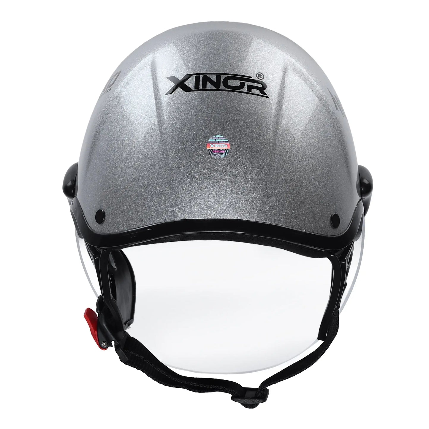 Xinor Nexo Half Helmet for Men and Women -Medium (Silver) XinorXinor Helmet ISI Certified By Xinor