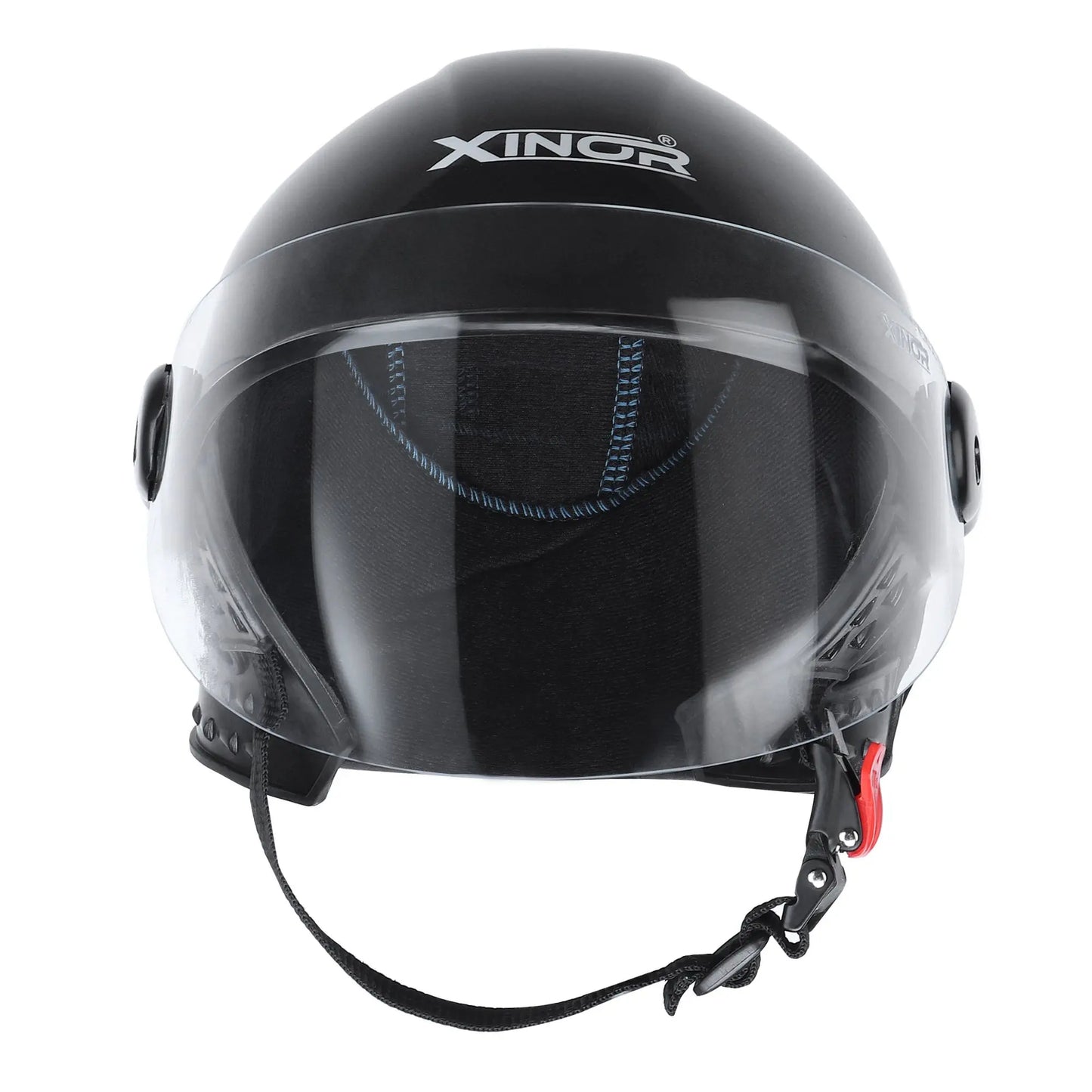 Xinor Nexo Half Helmet for Men and Women -Medium (Silver Black) XinorXinor Helmet ISI Certified By Xinor