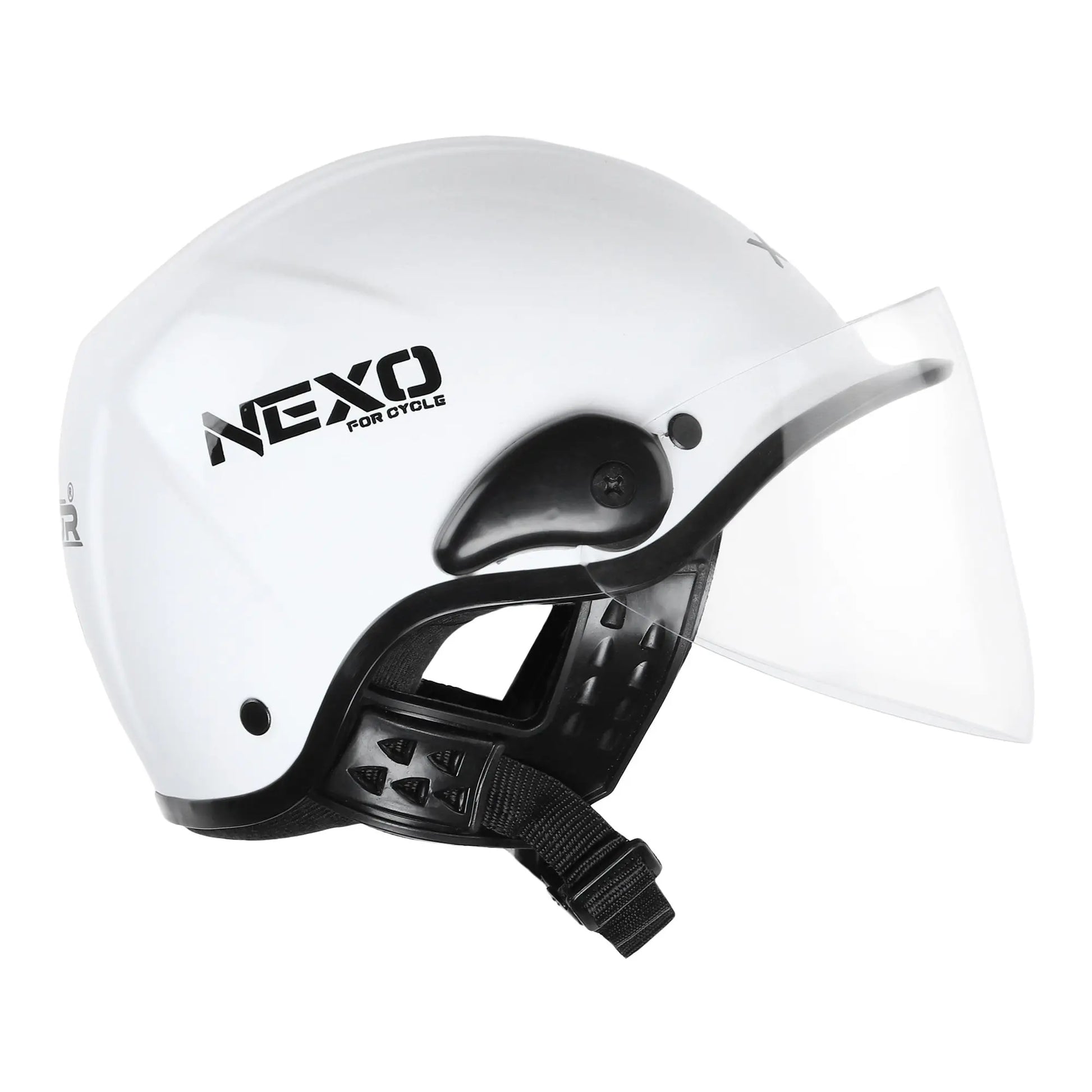 Xinor Nexo Half Helmet for Men and Women - Medium (White) - Xinor Helmet