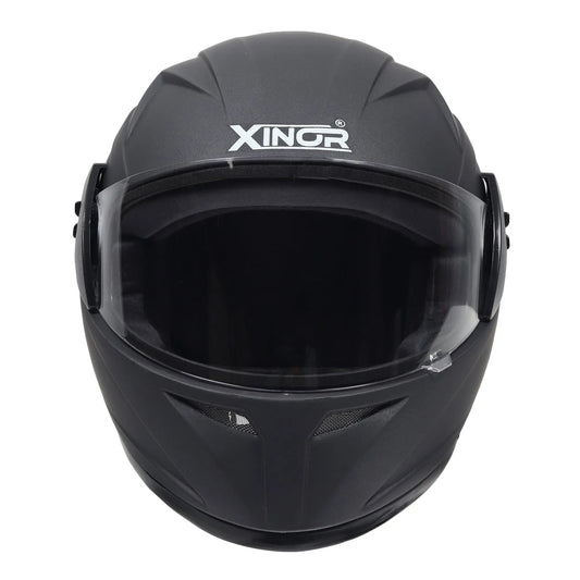 Xinor Full Face Helmet Motorcycle Riding ISI Certified - Medium (MT Silver Black) - Xinor Helmet