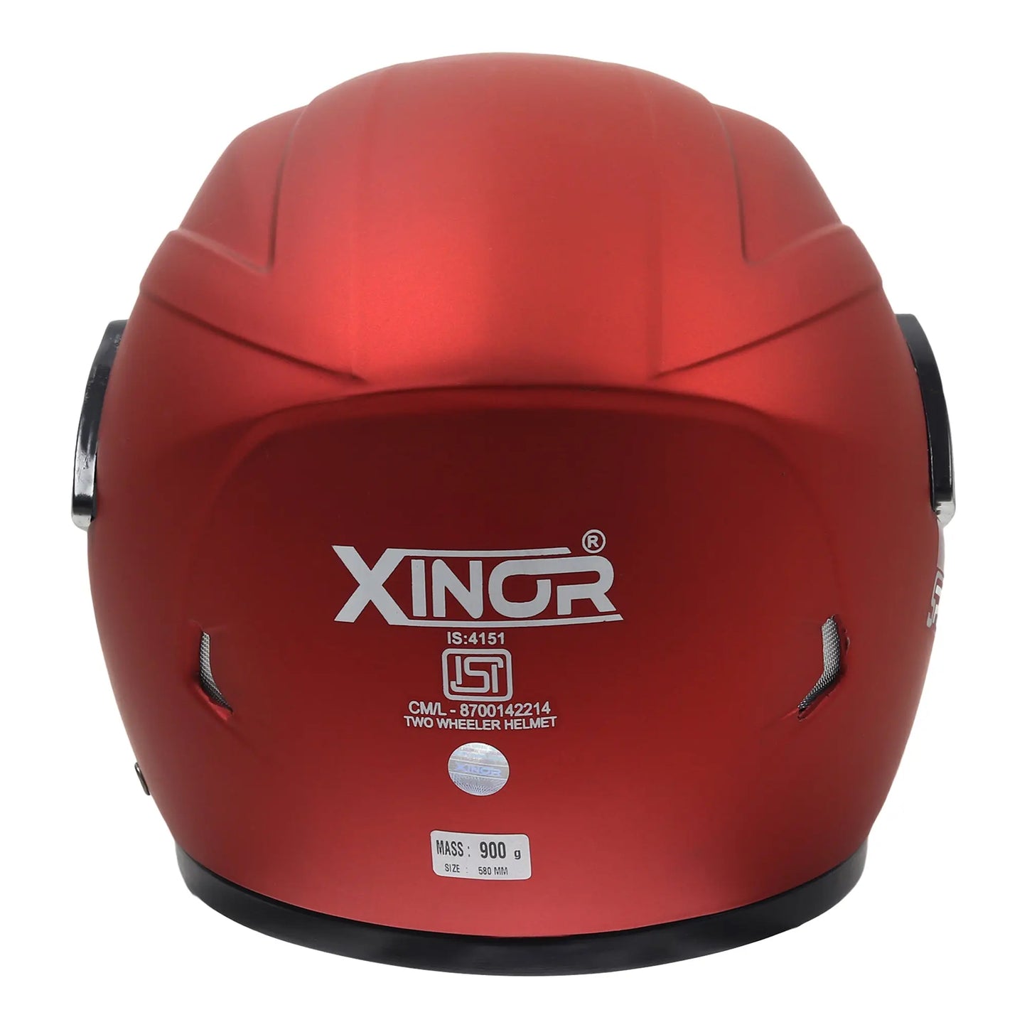 Xinor Full Face Helmet Motorcycle Riding ISI Certified - Medium (MT Red) Xinor HelmetXinor Helmet ISI Certified By Xinor