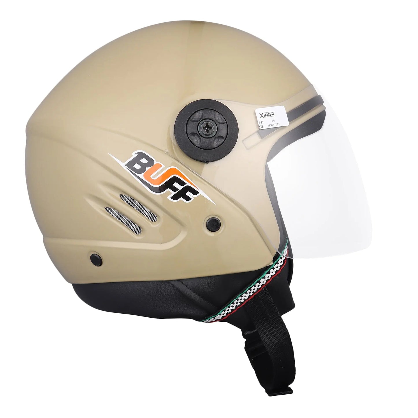 Open Face Motorcycle Helmet ISI Certified for Men & Women - Medium (Strom) My StoreXinor Helmet ISI Certified By Xinor