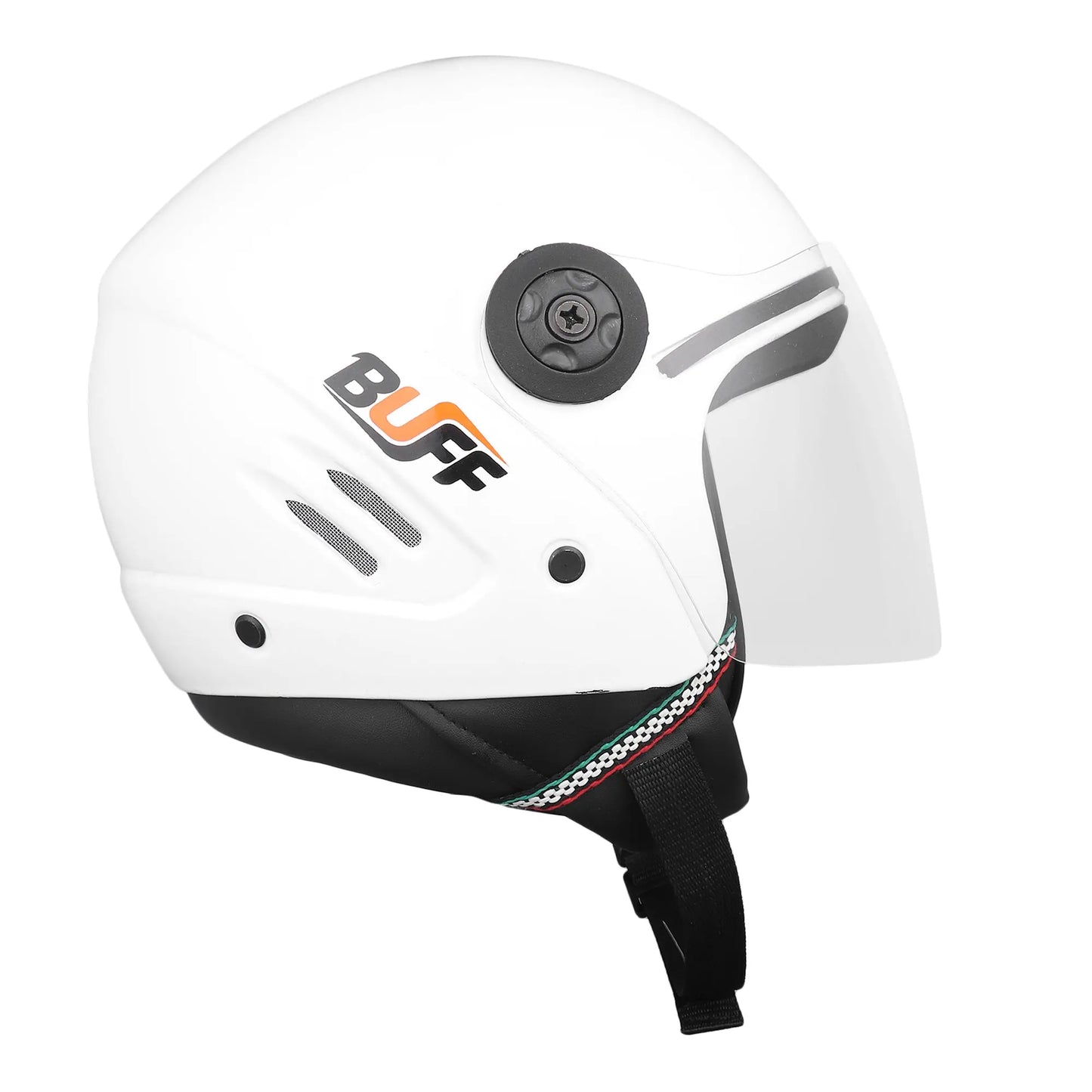 Open Face Motorcycle Helmet ISI Certified for Men & Women - Medium (White) My StoreXinor Helmet ISI Certified By Xinor