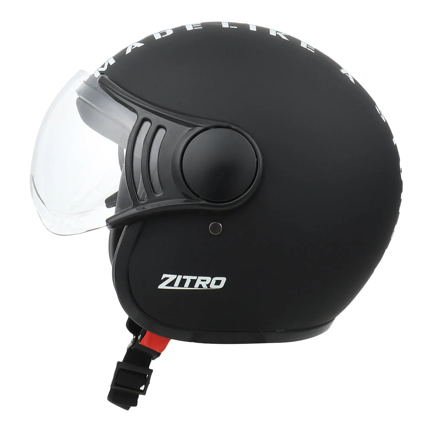 Zitro Open Face Helmet for Motorcycle & Bike ISI Certified - Medium (MT Black) Xinor HelmetXinor Helmet ISI Certified By Xinor