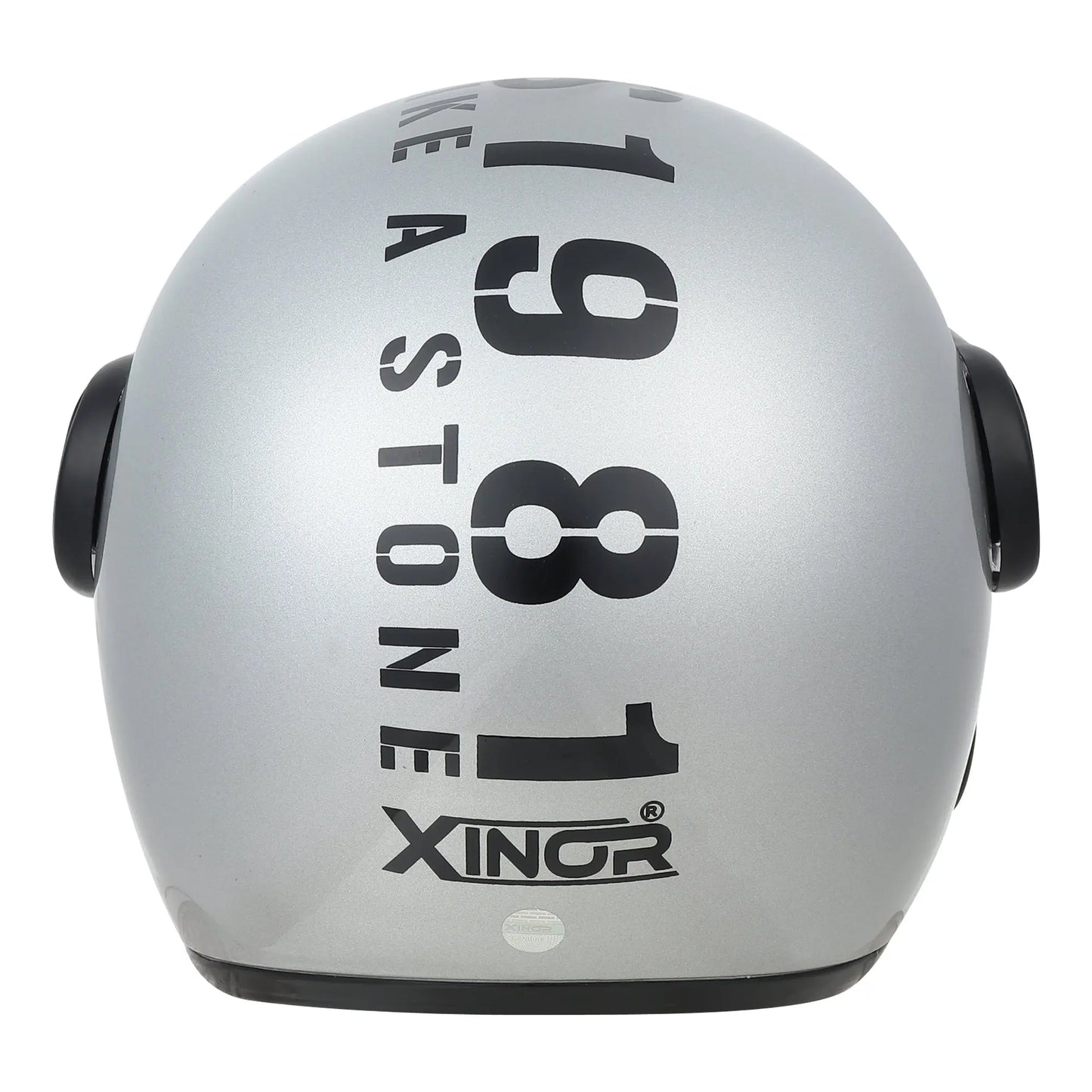 Zitro Open Face Helmet for Motorcycle & Bike ISI Certified - Medium (Silver) Xinor HelmetXinor Helmet ISI Certified By Xinor