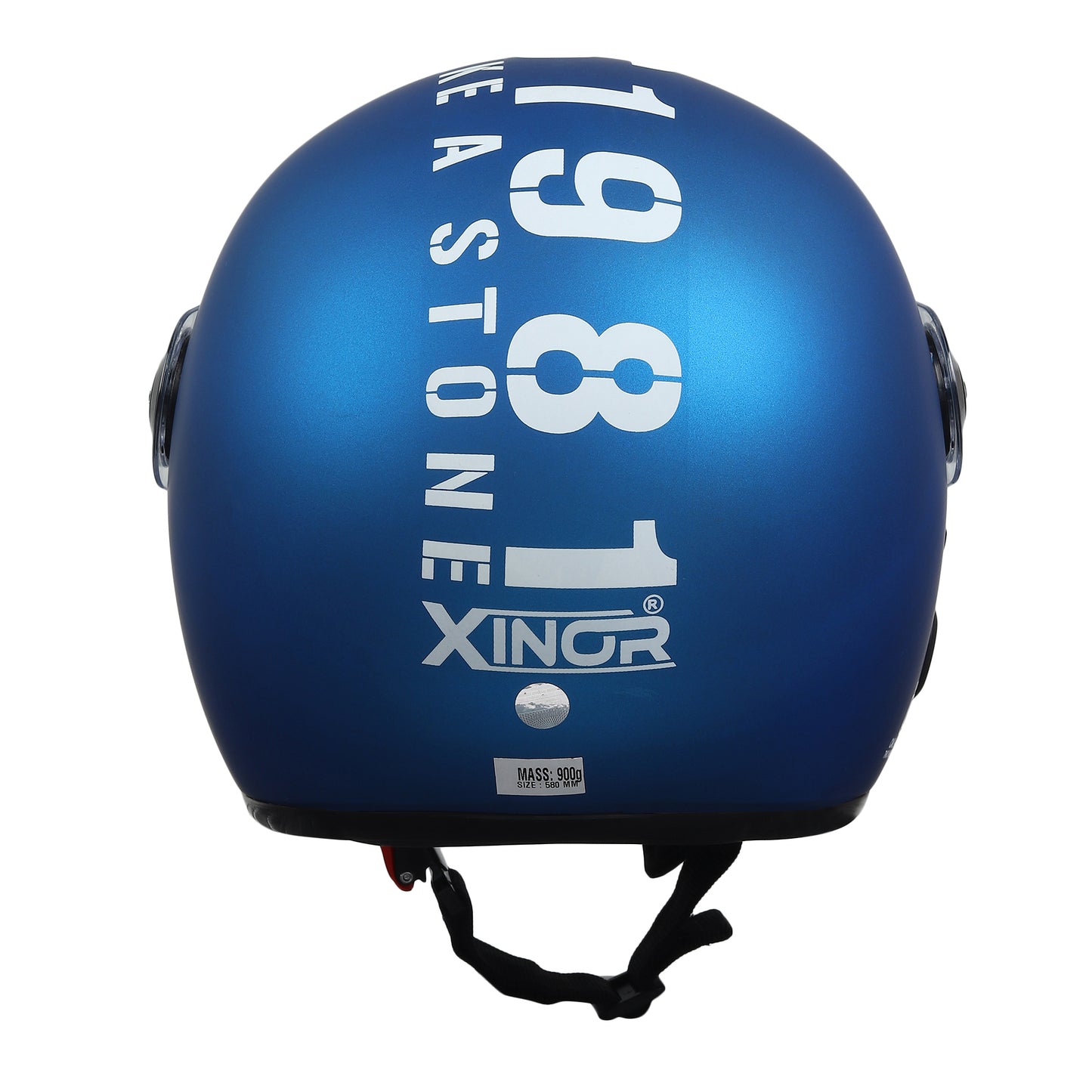 Xinor Zitro Open Face Helmet with Clear Visor | ISI Certified Size 580mm (M) |