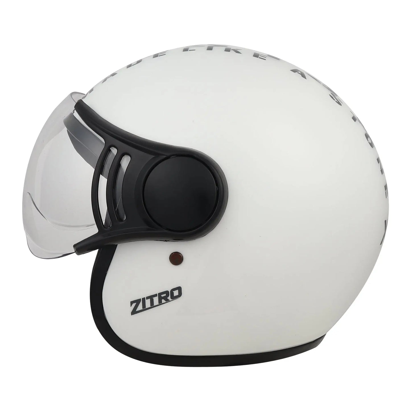 Zitro Open Face Helmet for Motorcycle & Bike ISI Certified - Medium (White) Xinor HelmetXinor Helmet ISI Certified By Xinor