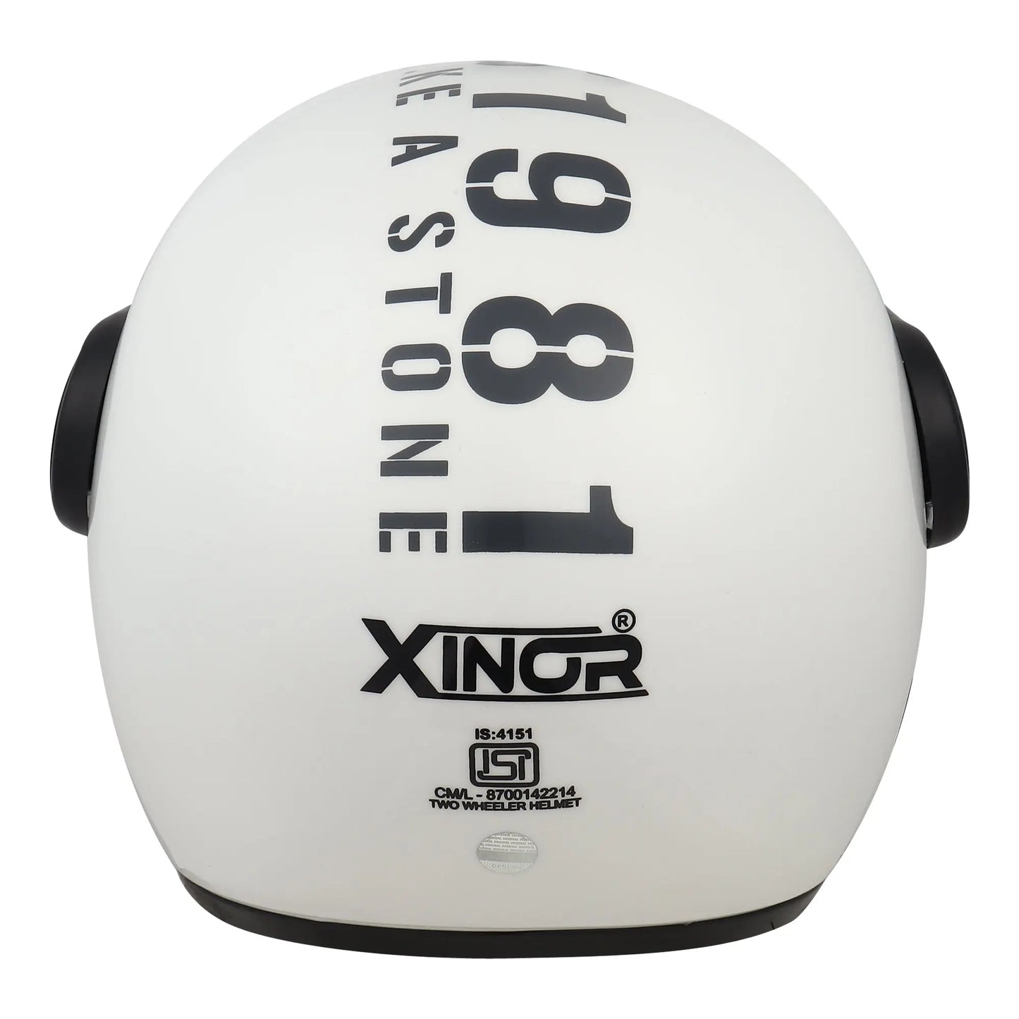 Zitro Open Face Helmet for Motorcycle & Bike ISI Certified - Medium (White) Xinor HelmetXinor Helmet ISI Certified By Xinor