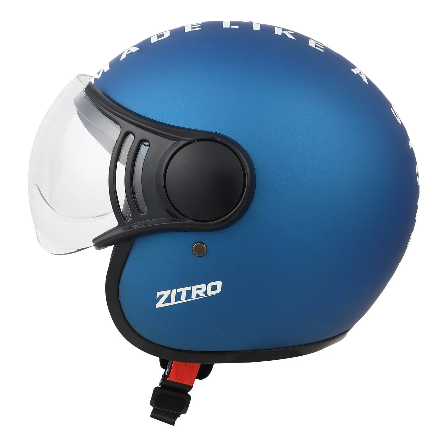 Zitro Open Face Helmet for Motorcycle & Bike ISI Certified - Medium (MT Blue) Xinor HelmetXinor Helmet ISI Certified By Xinor