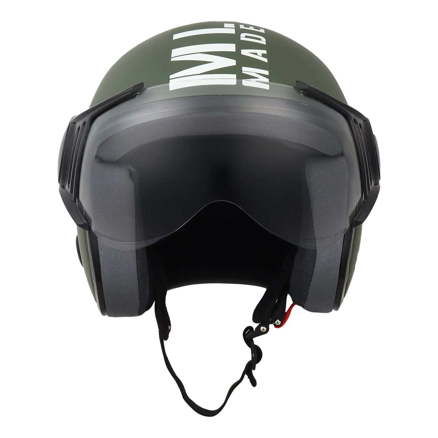 Zitro Open Face Helmet for Motorcycle & Bike ISI Certified - Medium (MT Green) Xinor HelmetXinor Helmet ISI Certified By Xinor