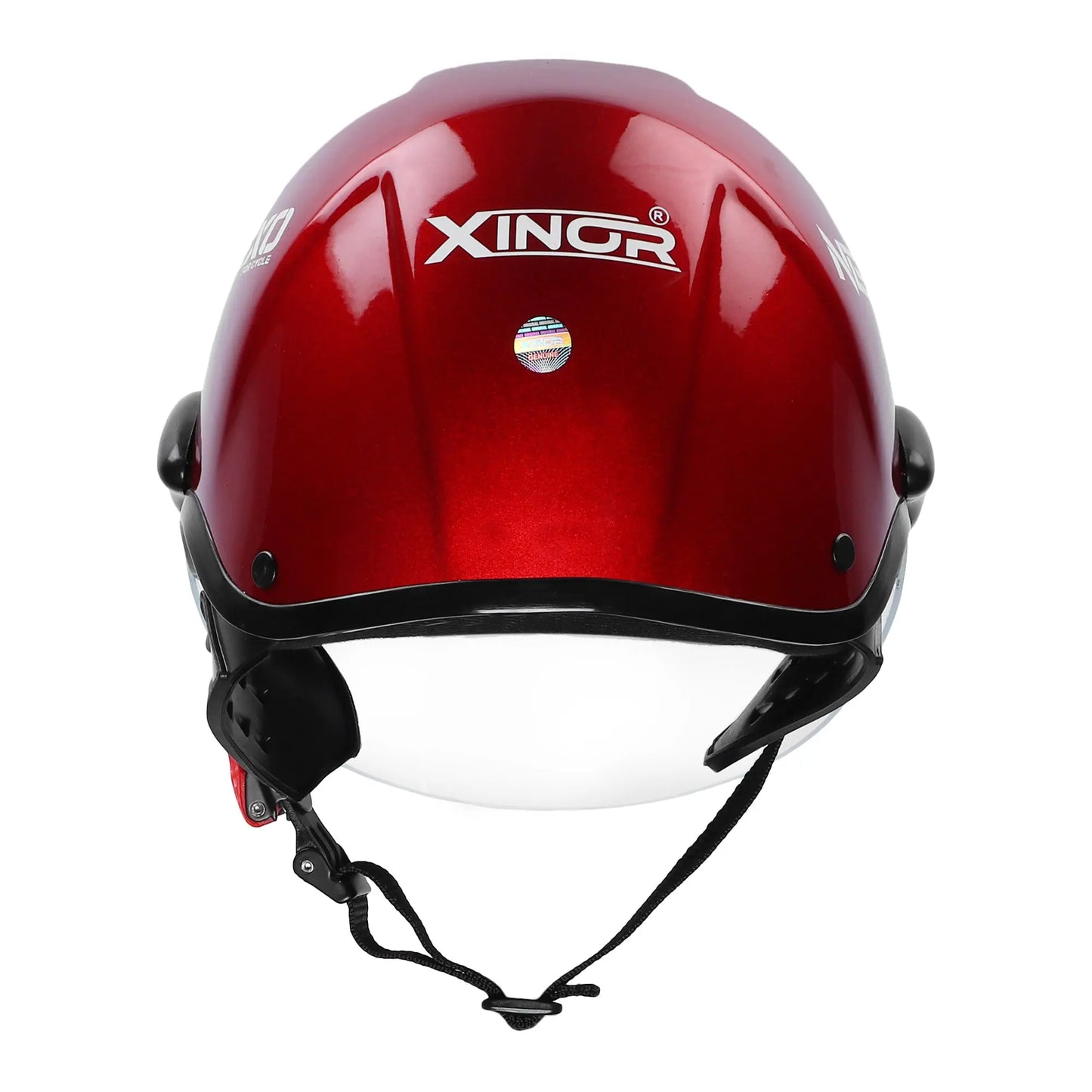Xinor Nexo Half Helmet for Men and Women -Medium (Red) My StoreXinor Helmet ISI Certified By Xinor