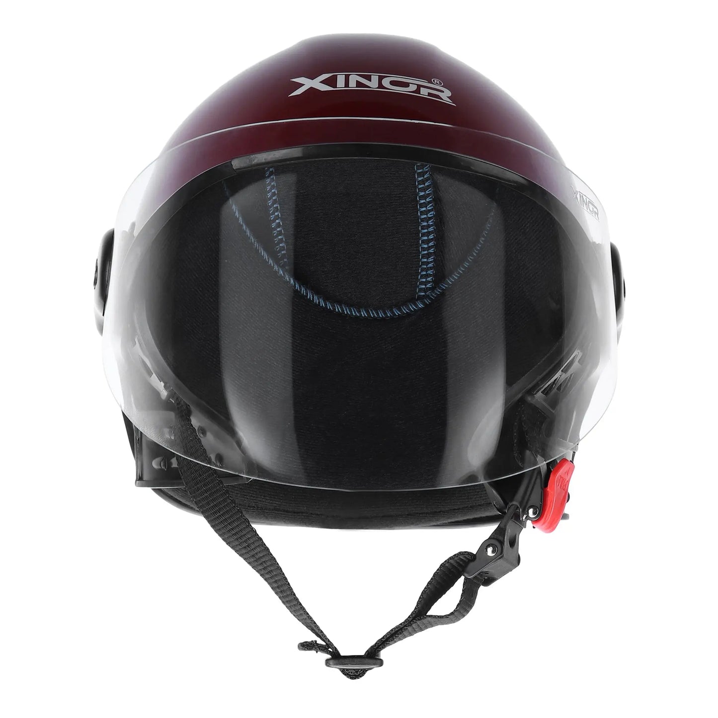 Xinor Nexo Half Helmet for Men and Women -Medium (Red) My StoreXinor Helmet ISI Certified By Xinor