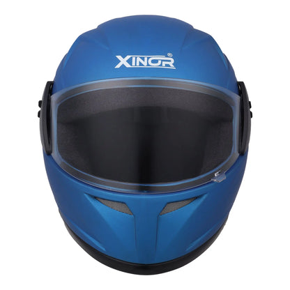 Xinor Full Face Helmet Motorcycle Riding ISI Certified - Medium (MT Blue) Xinor HelmetXinor Helmet ISI Certified By Xinor