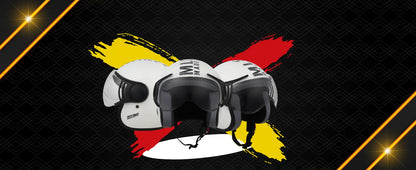 Zitro Open Face Helmet for Motorcycle & Bike ISI Certified - Medium (White) Xinor HelmetXinor Helmet ISI Certified By Xinor