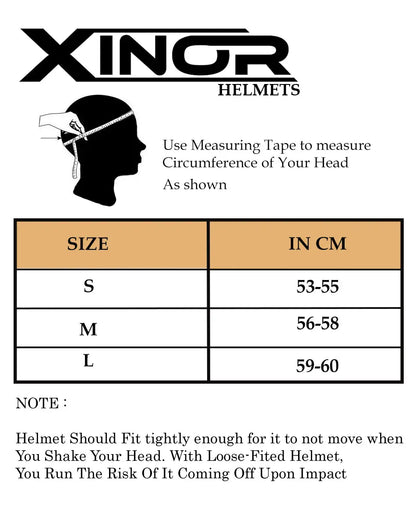 Open Face Motorcycle Helmet ISI Certified for Men & Women - Medium (Blue) My StoreXinor Helmet ISI Certified By Xinor