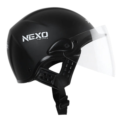 Xinor Nexo Half Helmet for Men and Women -Medium (MT Black) XinorXinor Helmet ISI Certified By Xinor