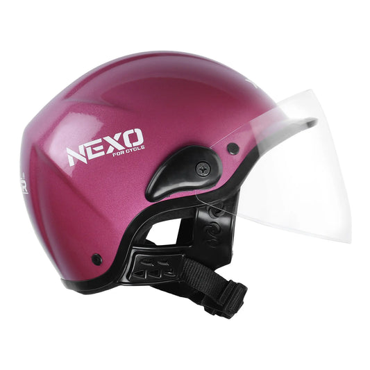 Xinor Nexo Half Helmet for Men and Women -Medium (Pink) My StoreXinor Helmet ISI Certified By Xinor