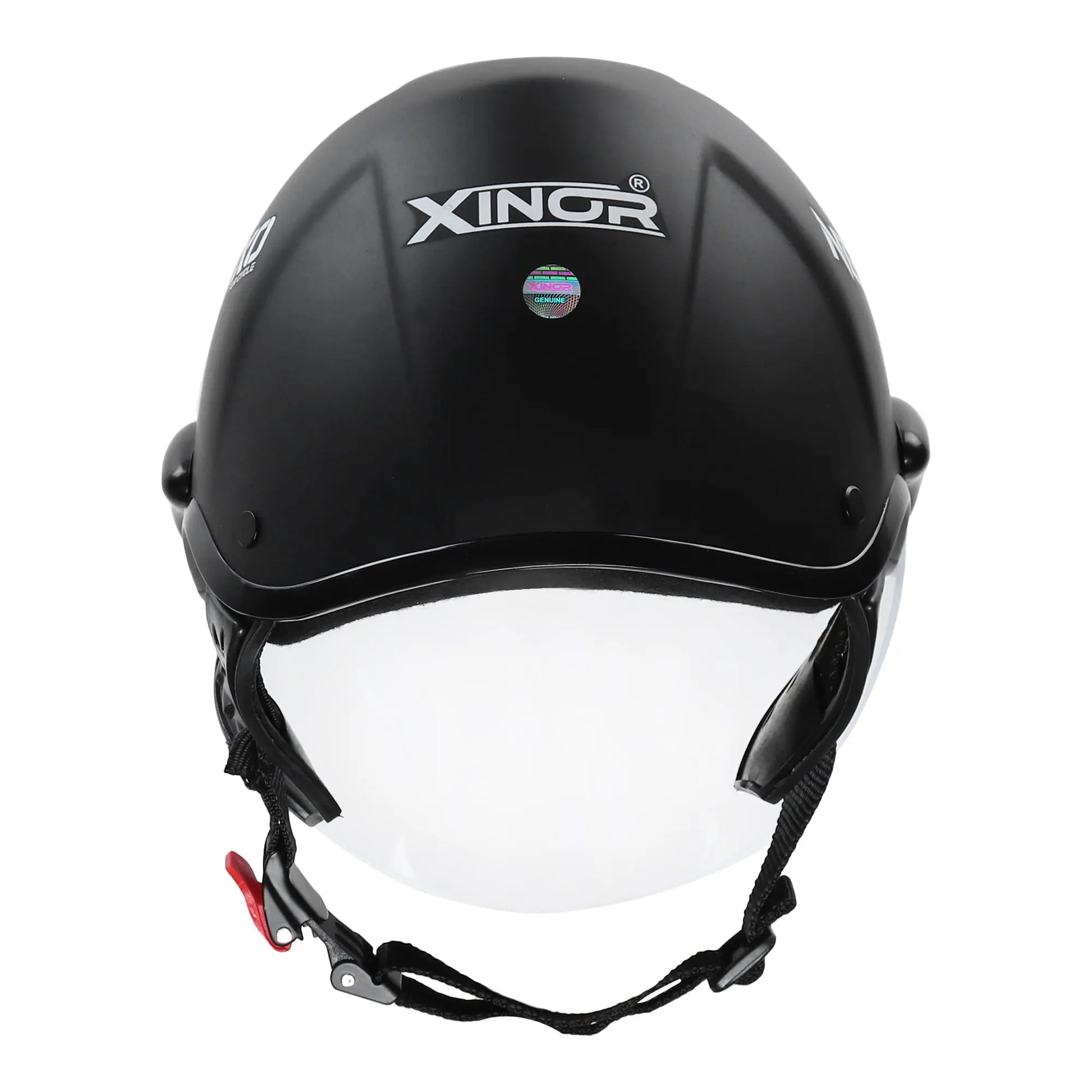 Xinor Nexo Half Helmet for Men and Women -Medium (MT Black) XinorXinor Helmet ISI Certified By Xinor