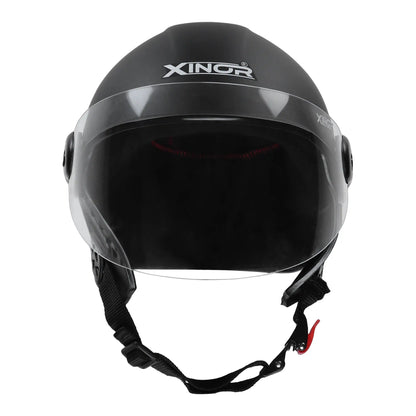 Xinor Nexo Half Helmet for Men and Women -Medium (MT Black) XinorXinor Helmet ISI Certified By Xinor