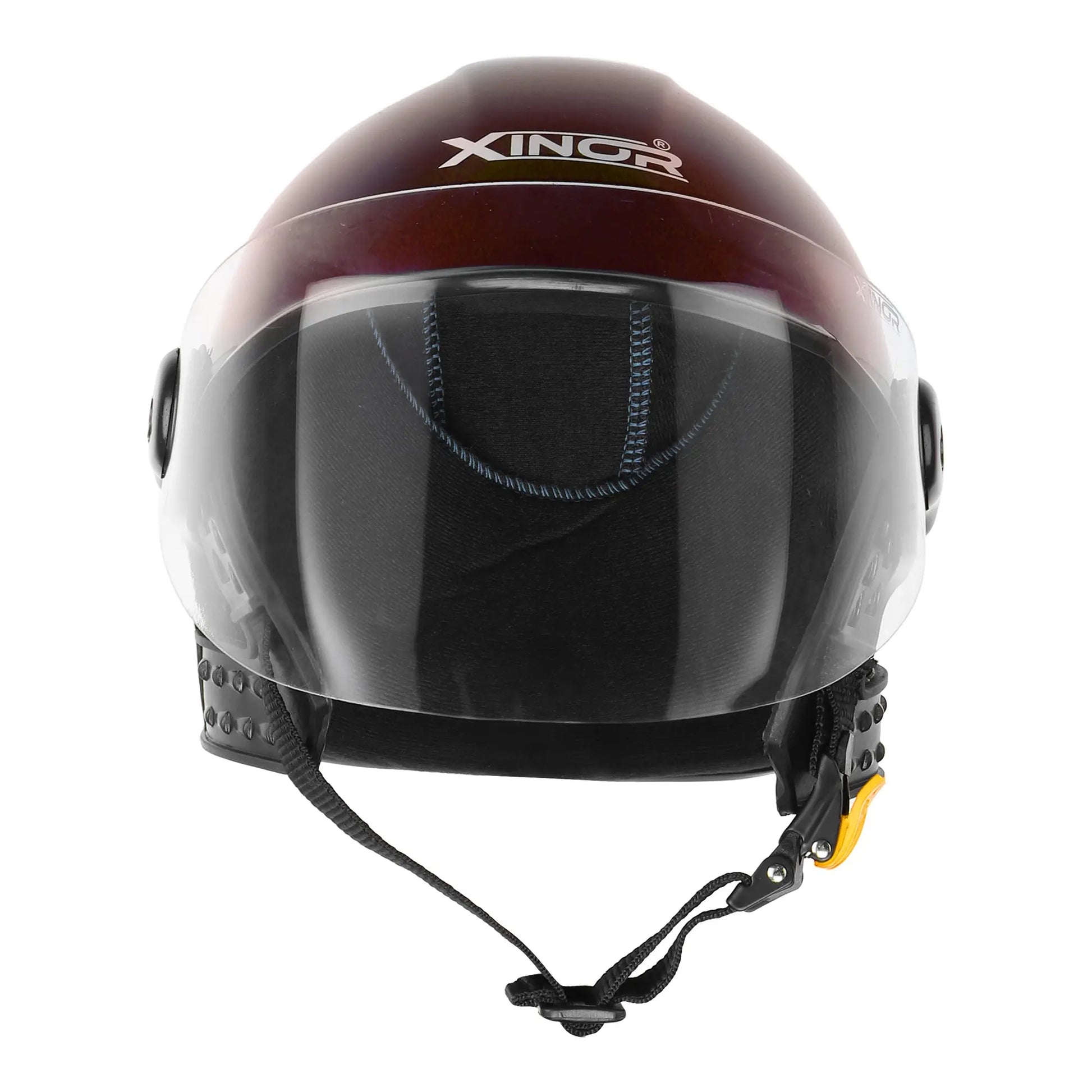 Xinor Nexo Half Helmet for Men and Women -Medium (Wine Red) My StoreXinor Helmet ISI Certified By Xinor