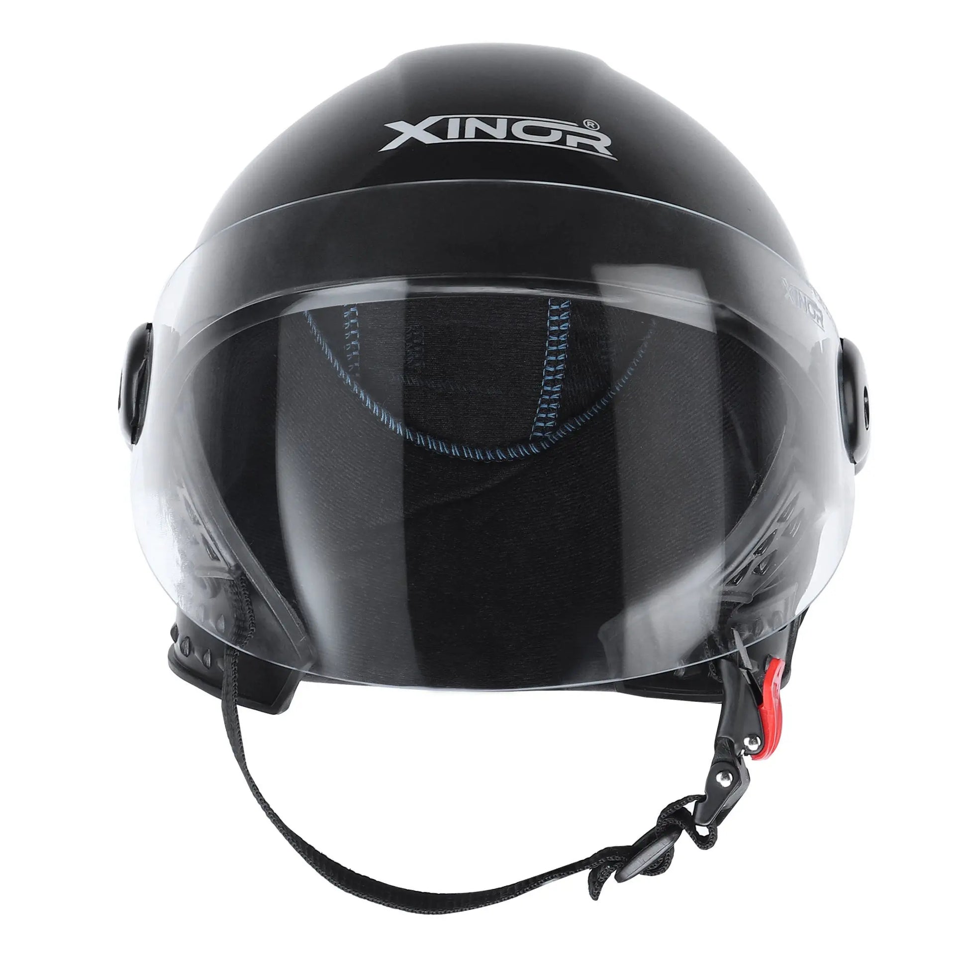 Xinor Nexo Half Helmet for Men and Women -Medium (Silver Black) XinorXinor Helmet ISI Certified By Xinor