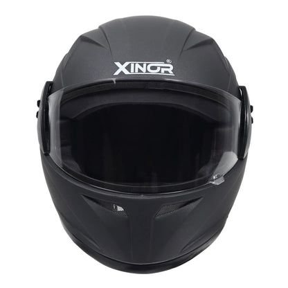 Xinor Full Face Helmet Motorcycle Riding ISI Certified - Medium (MT Silver Black) Xinor HelmetXinor Helmet ISI Certified By Xinor