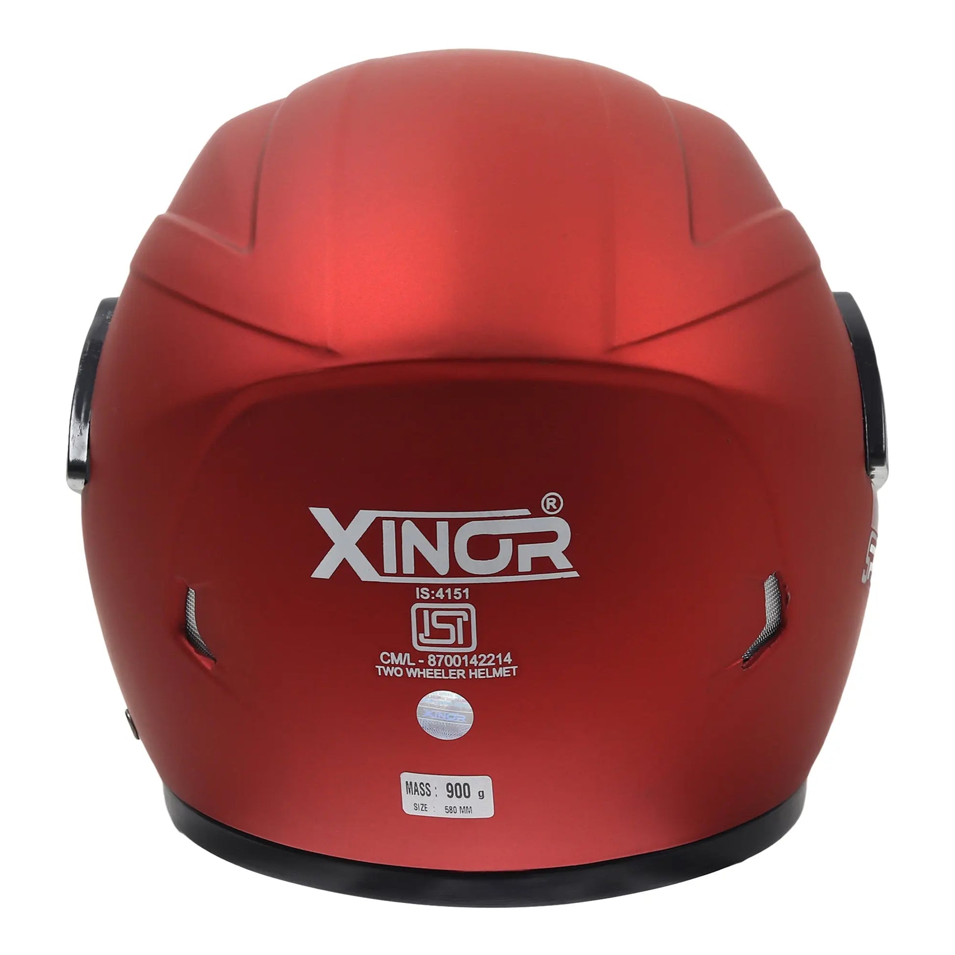Xinor Full Face Helmet Motorcycle Riding ISI Certified - Medium (MT Red) Xinor HelmetXinor Helmet ISI Certified By Xinor