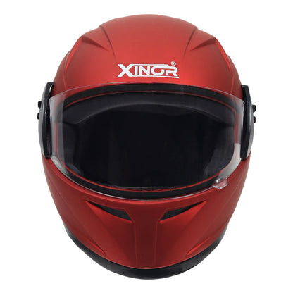 Xinor Full Face Helmet Motorcycle Riding ISI Certified - Medium (MT Red) Xinor HelmetXinor Helmet ISI Certified By Xinor