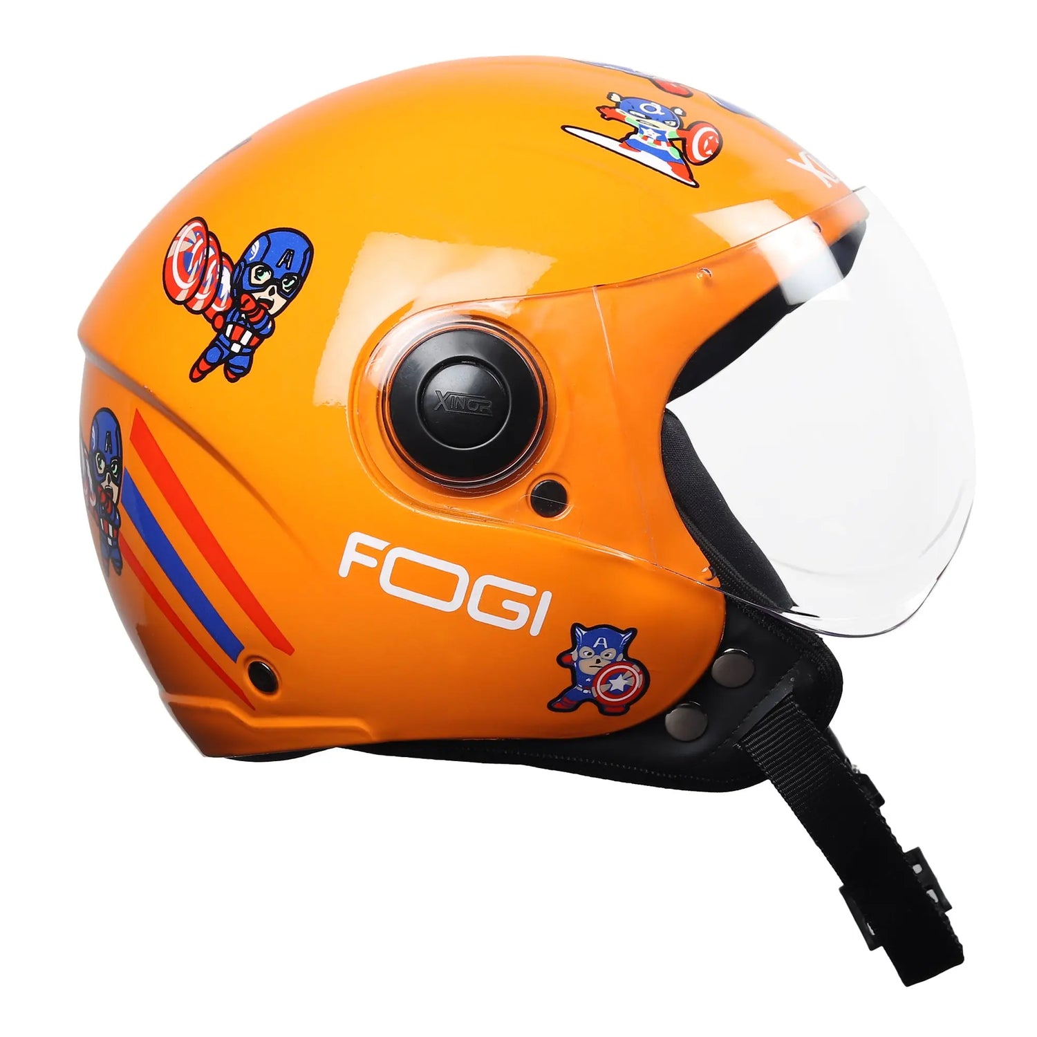 Kids Helmet ISI Certified by Xinor – (Orange) - Xinor Helmet