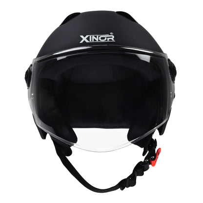 Xinor Spike Open Face Motorcycle Helmet | ISI Certified | Medium