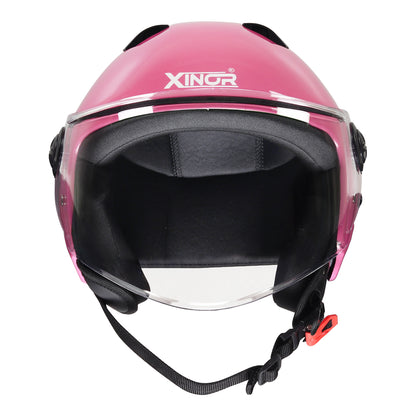 Xinor Spike Open Face Motorcycle Helmet | ISI Certified | Medium |