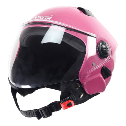 Xinor Spike Open Face Motorcycle Helmet | ISI Certified | Medium |