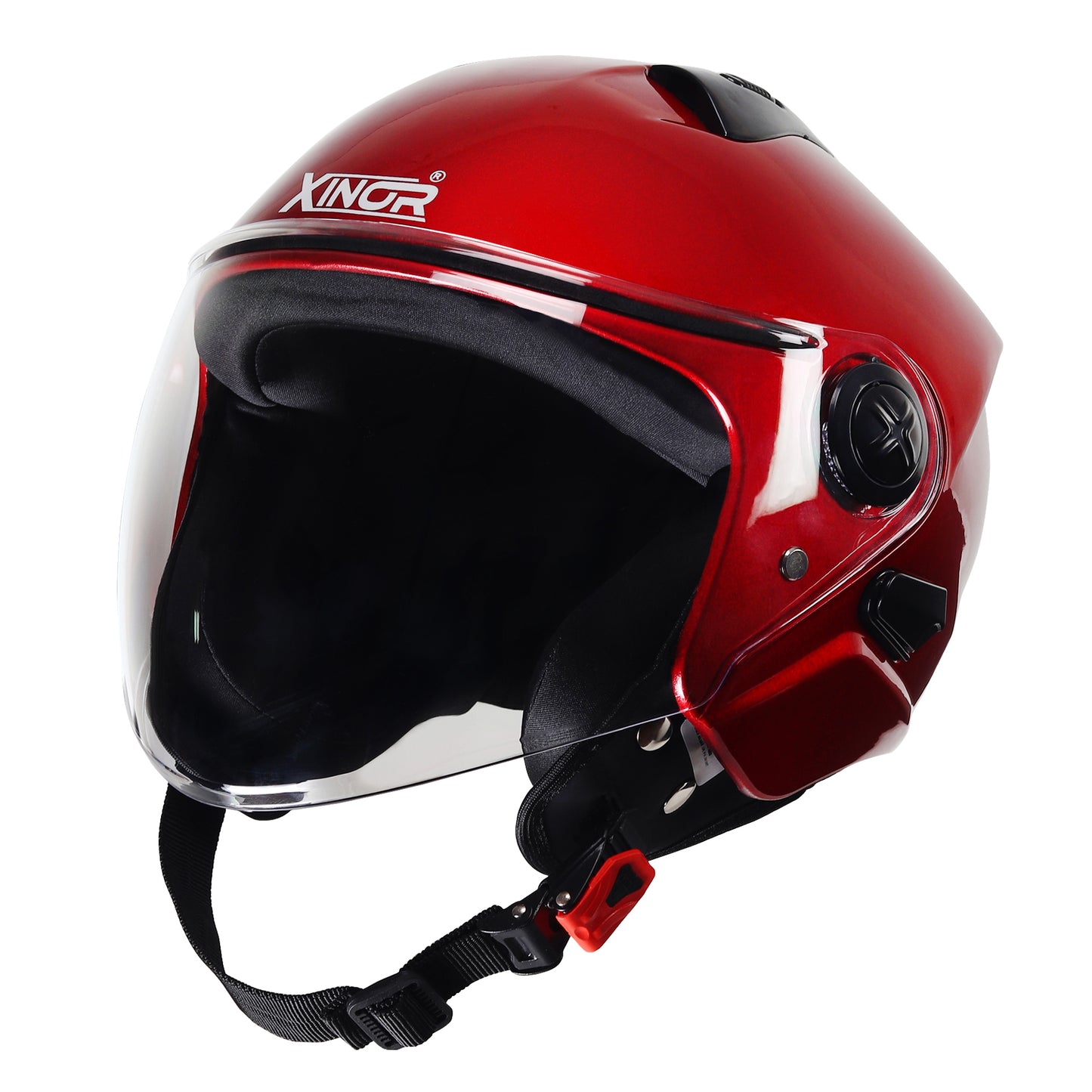 Xinor Spike Open Face Motorcycle Helmet | ISI Certified | Medium