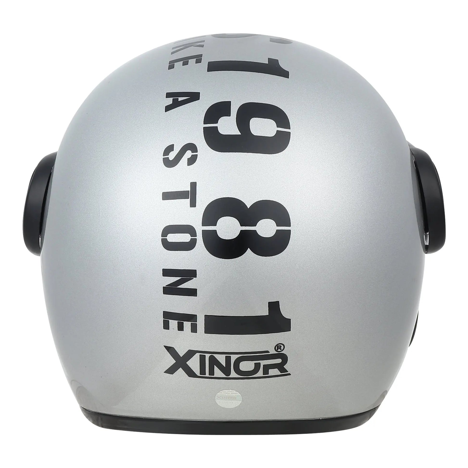 Zitro Open Face Helmet for Motorcycle & Bike ISI Certified - Medium (Silver) Xinor HelmetXinor Helmet ISI Certified By Xinor
