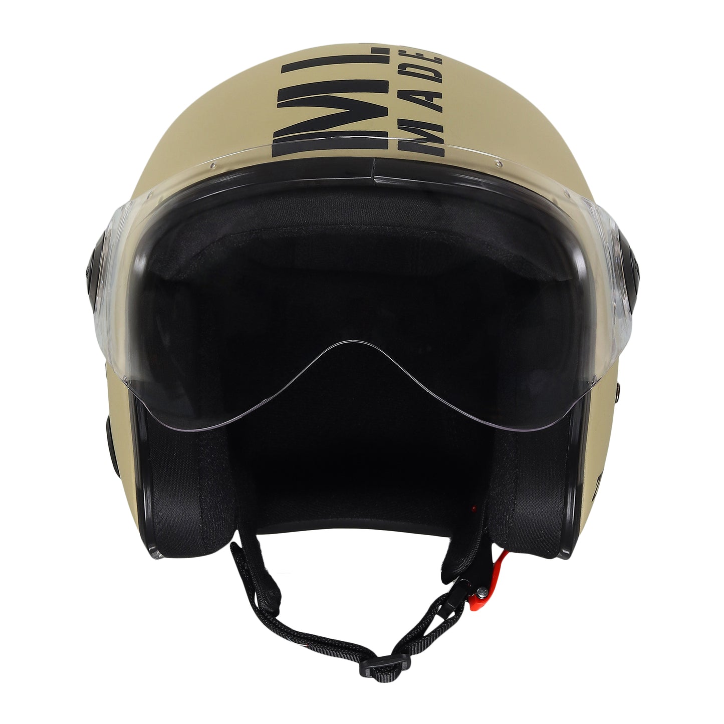 Xinor Zitro Open Face Helmet with Clear Visor | ISI Certified Size 580mm (M) |