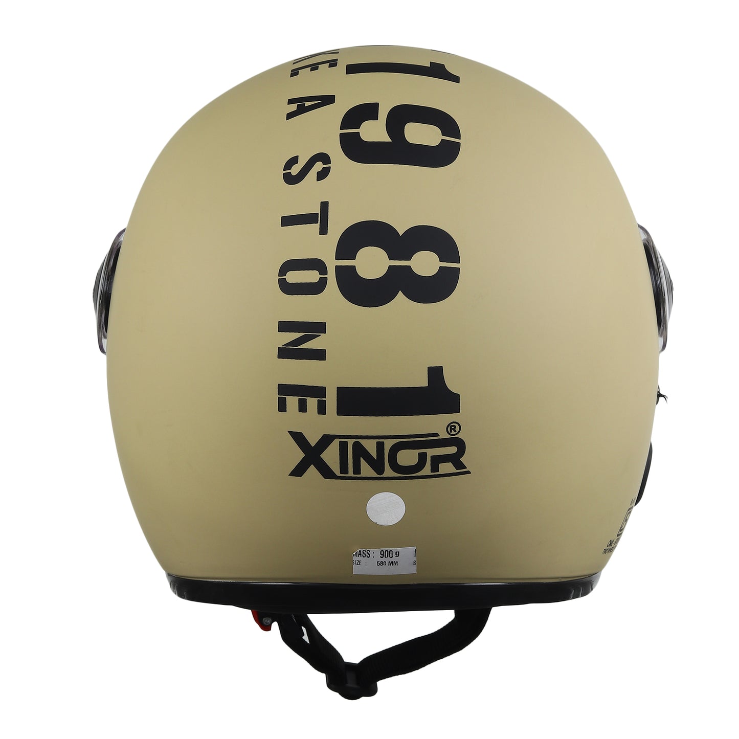 Xinor Zitro Open Face Helmet with Clear Visor | ISI Certified Size 580mm (M) |