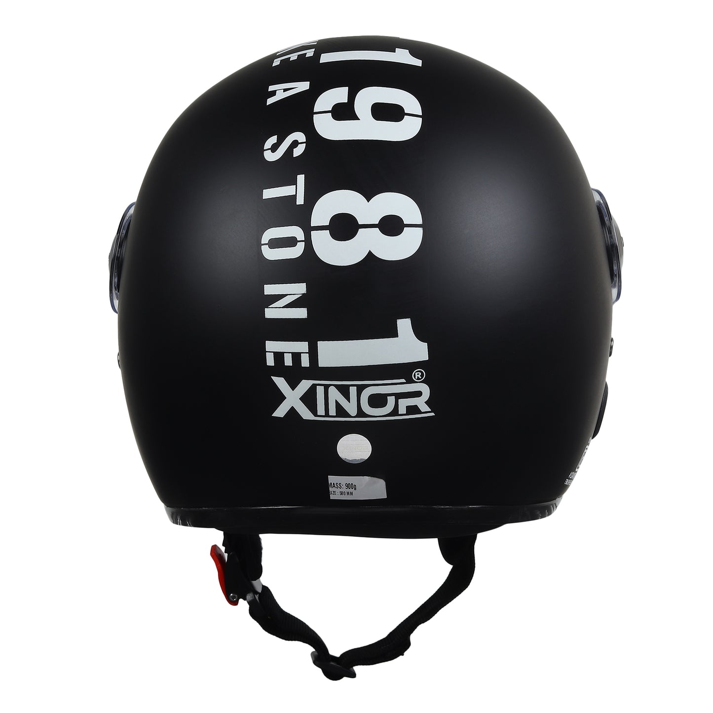 Xinor Zitro Open Face Helmet with Clear Visor | ISI Certified Size 580mm (M) |