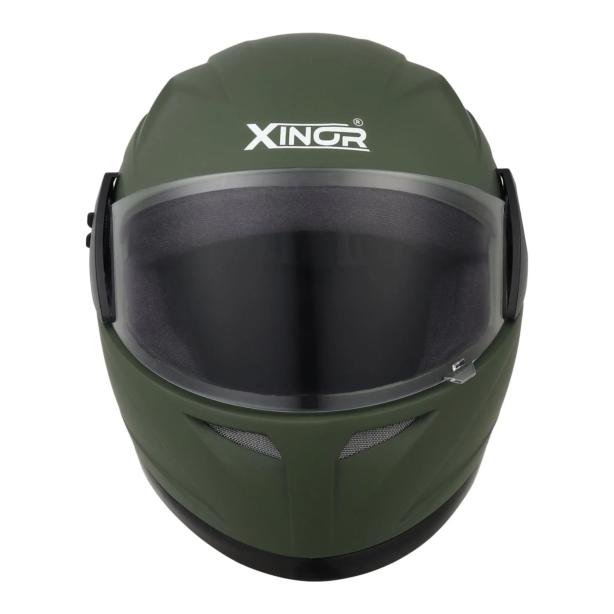 Xinor Full Face Helmet Motorcycle Riding ISI Certified - Medium (MT Green) - Xinor Helmet