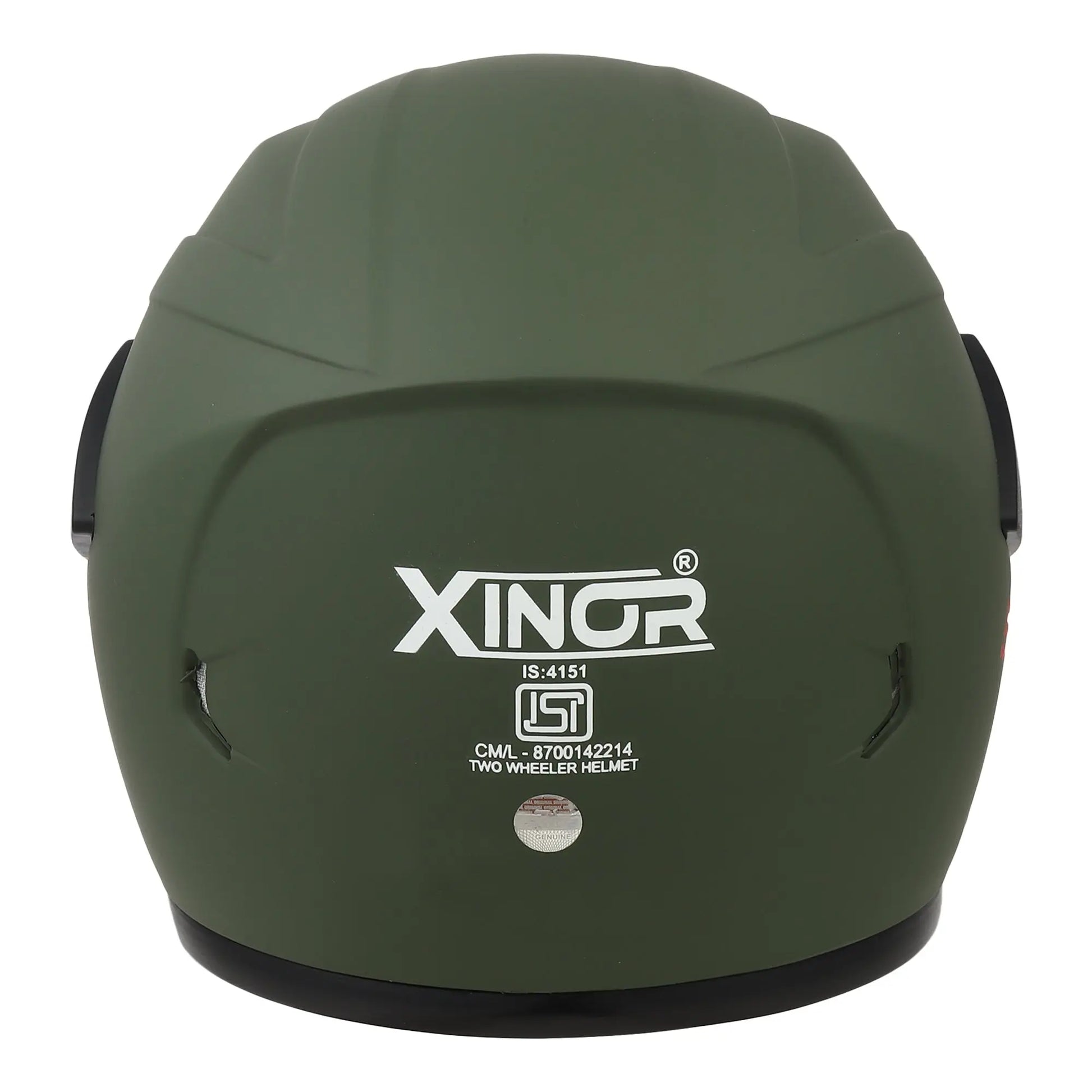 Xinor Full Face Helmet Motorcycle Riding ISI Certified - Medium (MT Green) Xinor HelmetXinor Helmet ISI Certified By Xinor