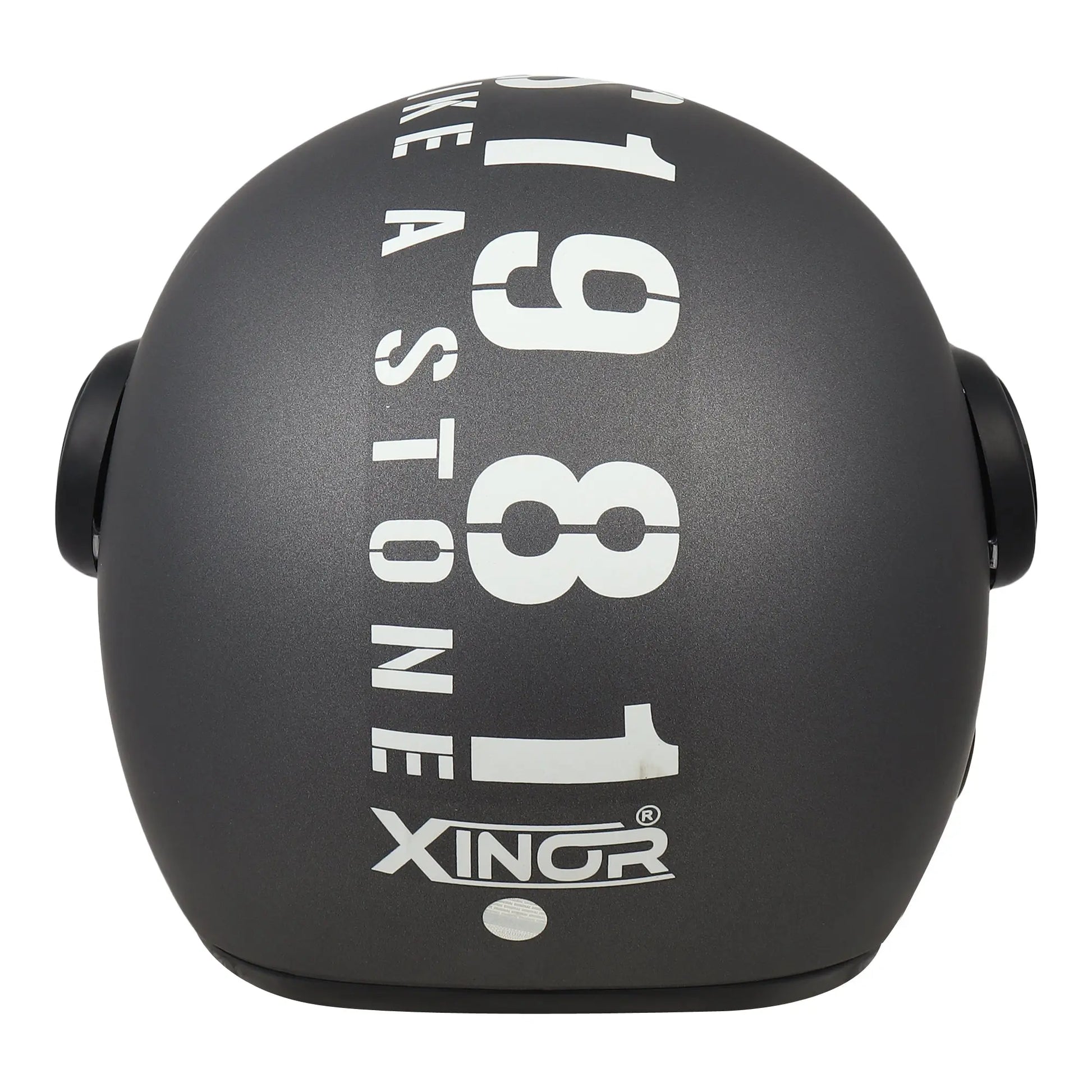Zitro Open Face Helmet for Motorcycle & Bike ISI Certified - Medium (Metal Grey) Xinor HelmetXinor Helmet ISI Certified By Xinor