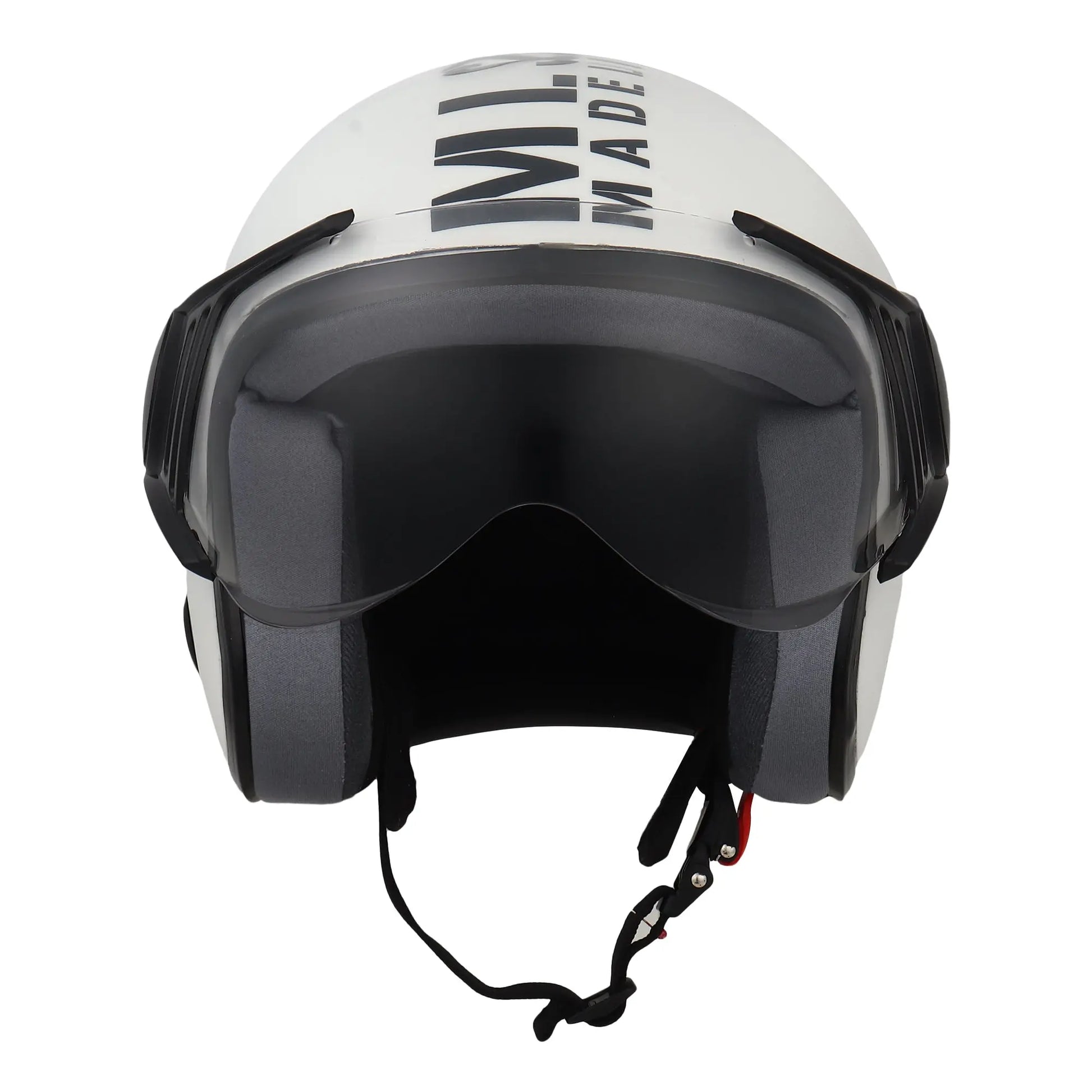 Zitro Open Face Helmet for Motorcycle & Bike ISI Certified - Medium (White) Xinor HelmetXinor Helmet ISI Certified By Xinor