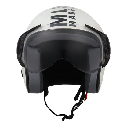 Zitro Open Face Helmet for Motorcycle & Bike ISI Certified - Medium (White) Xinor HelmetXinor Helmet ISI Certified By Xinor