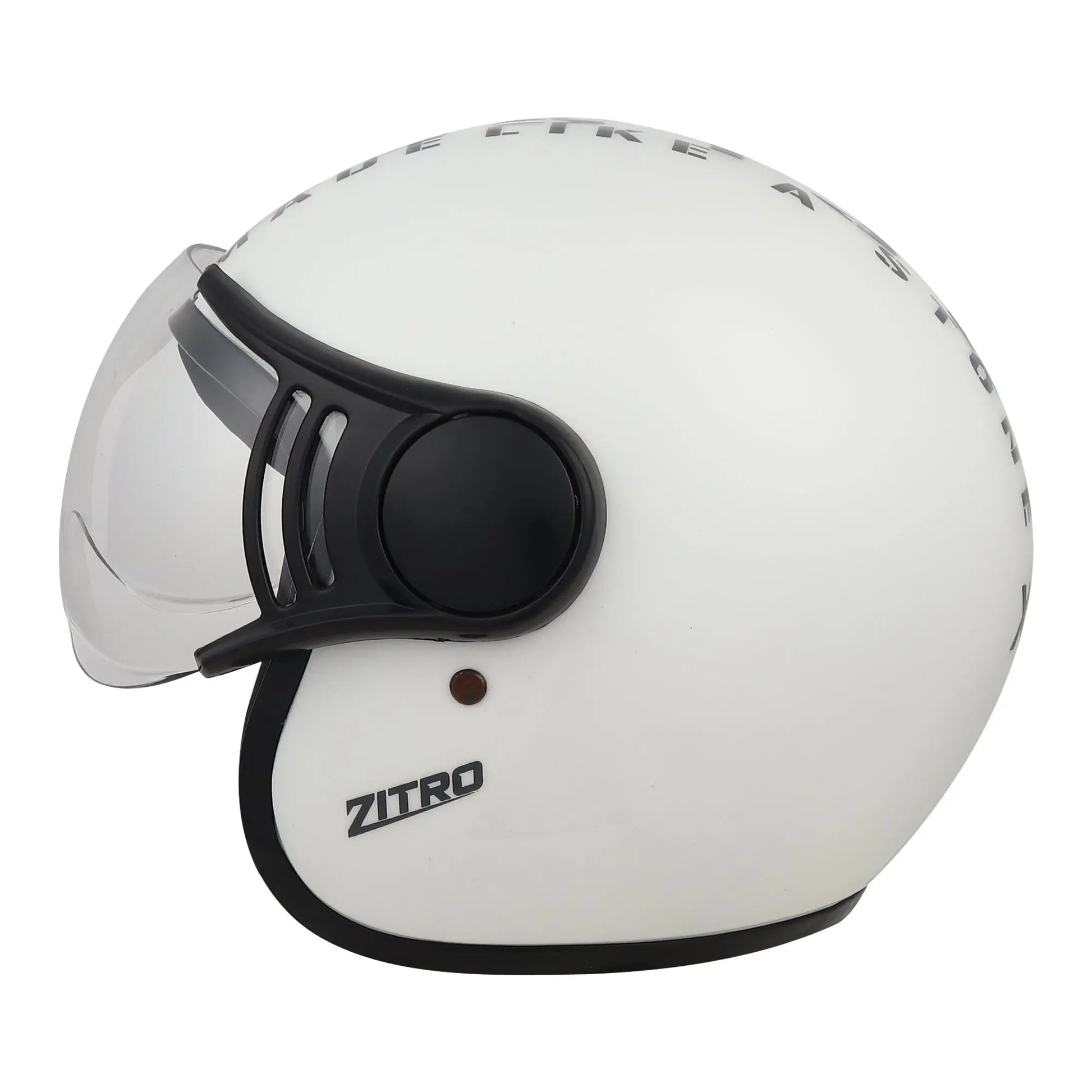 Zitro Open Face Helmet for Motorcycle & Bike ISI Certified - Medium (White) Xinor HelmetXinor Helmet ISI Certified By Xinor