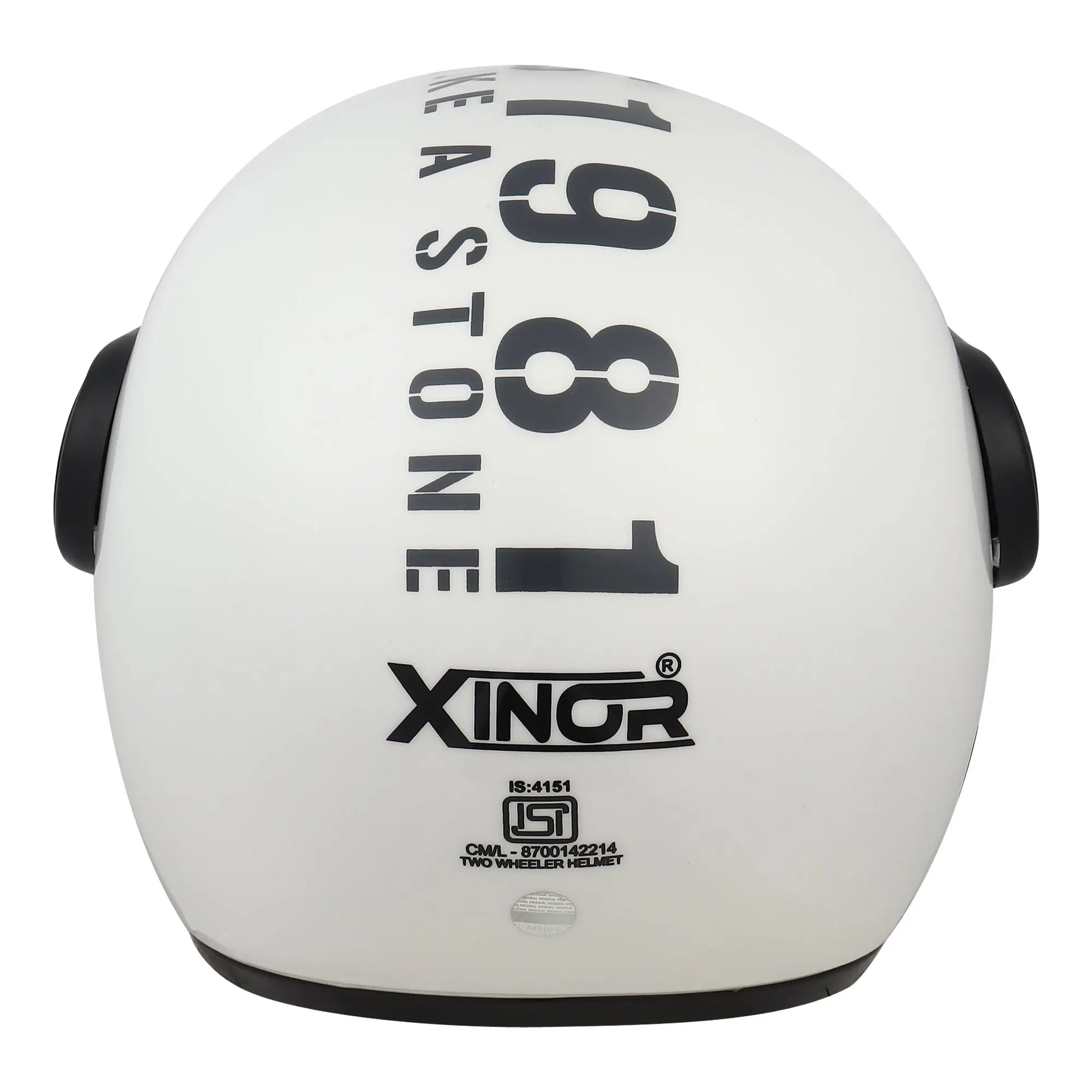 Zitro Open Face Helmet for Motorcycle & Bike ISI Certified - Medium (White) Xinor HelmetXinor Helmet ISI Certified By Xinor