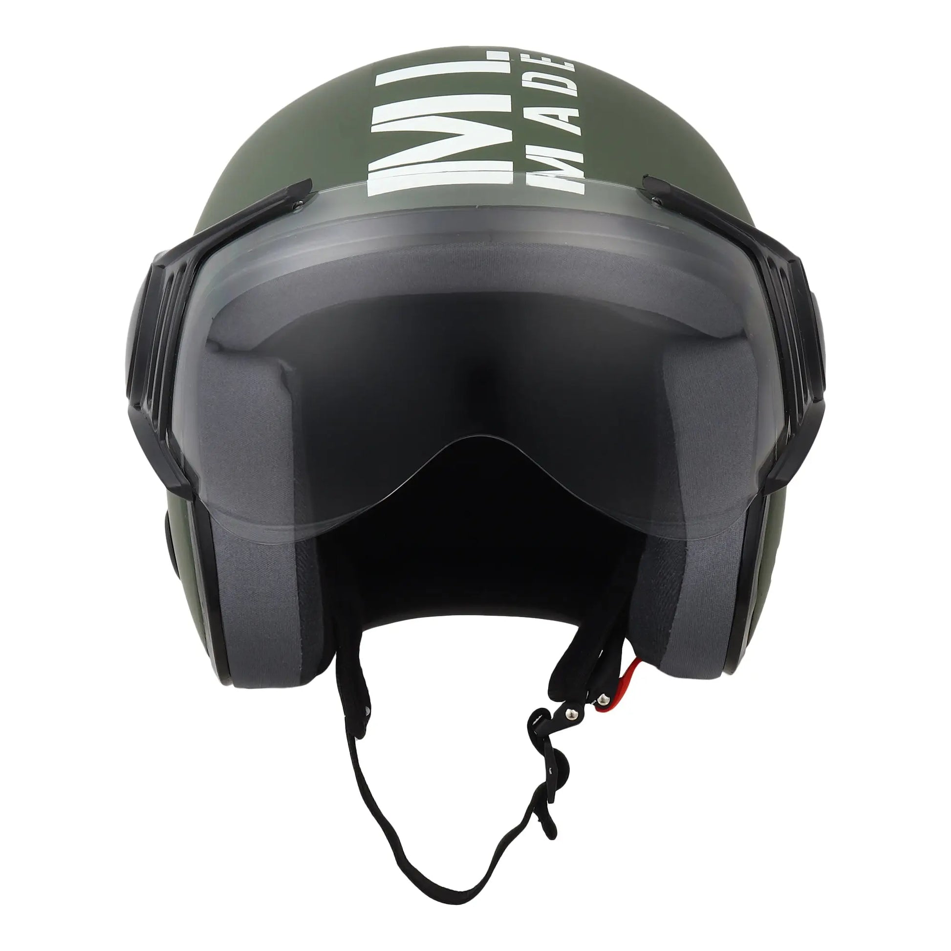 Zitro Open Face Helmet for Motorcycle & Bike ISI Certified - Medium (MT Green) Xinor HelmetXinor Helmet ISI Certified By Xinor